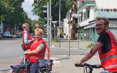 SPD Fahrrad-Infostand