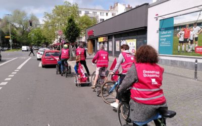 SPD Fahrrad-Infostand